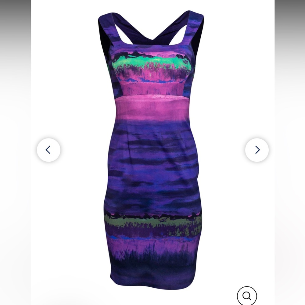 Karen Millen purple midi dress